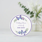 ウォーターカラーフラワーズブライダルシャワー 招待状 (スタンド正面)