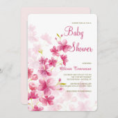 ウォーターカラーフラワーズ招待状 招待状 (正面/裏面)