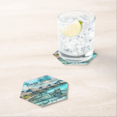 ウォーターカラーフランスのポリネシアボラボラセレニティ | ペーパーコースター (インサイチュ)