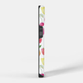 ウォーターカラーフルーツパターン iPhoneケース (右側面)