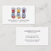 ウォーターカラーフルーツ栄養士栄養士 名刺 (正面/裏面)