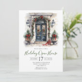 ウォーターカラーフロントドアホリデーオープンハウス 招待状 (スタンド正面)