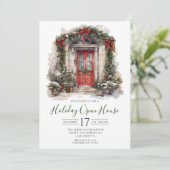 ウォーターカラーフロントドアホリデーオープンハウス 招待状 (スタンド正面)