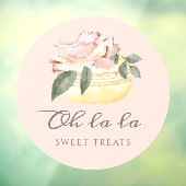 ウォーターカラーフローライエローマカロンベーカリー&スイーツ ウィンドウサイン (シート3)