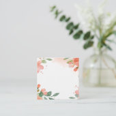 ウォーターカラーフローラパステル エンクロージャーカード (スタンド正面)