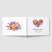 ウォーターカラーフローラフィエスタキンセアニラ ゲストブック (全面)