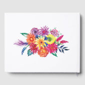 ウォーターカラーフローラフィエスタキンセアニラ ゲストブック (裏面)