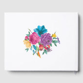 ウォーターカラーフローラフィエスタキンセアニラ ゲストブック (裏面)