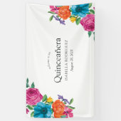 ウォーターカラーフローラフィエスタキンセアニラ 横断幕 (縦)