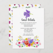 ウォーターカラーフローラフィエスタゲスト詳細 エンクロージャーカード (正面/裏面)