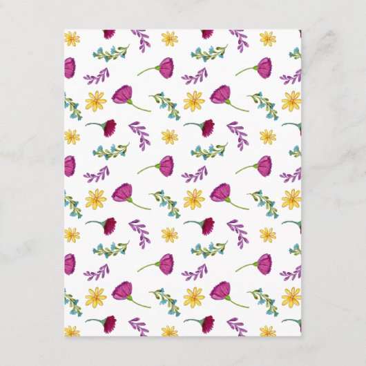 ウォーターカラーフローラフィエスタゲスト詳細 エンクロージャーカード (裏面)