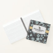 ウォーターカラーフローラポピーバケーションレンタルゲストブック ノートブック (内部)