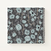 ウォーターカラーフローラポピーバケーションレンタルゲストブック ノートブック (裏面)