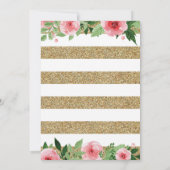 ウォーターカラーフローラマザーズデイブランチ招待状 招待状 (裏面)