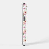 ウォーターカラーフローラル iPhone 15ケース (右側面)