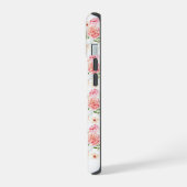 ウォーターカラーフローラル iPhone 15ケース (左側面)