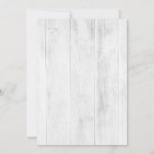 ウォーターカラーフローラ素朴&ウッドファームハウス結婚ズ 招待状 (裏面)