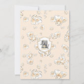 ウォーターカラーブライドマグノリアブライダルシャワー 招待状 (裏面)