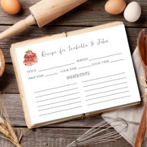 ウォーターカラーブラウニーサンデブライダルシャワーレシピ