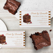 ウォーターカラーブラウニーベーカリースイーツ 名刺