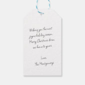 ウォーターカラーブリックハウス ギフトタグ (裏面)