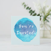 ウォーターカラーブルーススペシャルタイカスタムンチ 招待状 (スタンド正面)