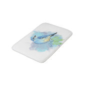 ウォーターカラーブルーバード鳥の自然芸術 バスマット (アングル)