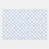 ウォーターカラーブルーボウレモン ラッピングペーパーシート (正面2)