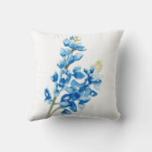 ウォーターカラーブルーボンネット装飾用クッション クッション (裏面)