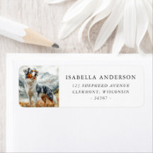 ウォーターカラーブルーメルレオーストラリアシェパード