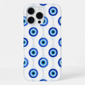 ウォーターカラーブルー邪眼スマホケース iPhoneケース (裏面)