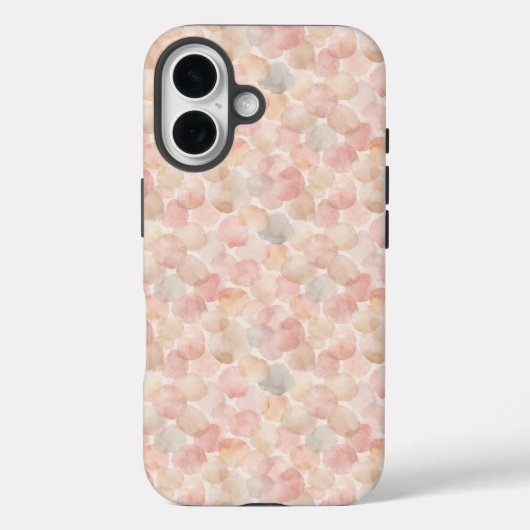 ウォーターカラーブロブパターン Case-Mate iPhoneケース (裏面)