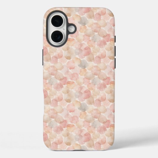 ウォーターカラーブロブパターン Case-Mate iPhoneケース (裏面)