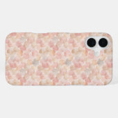 ウォーターカラーブロブパターン iPhoneケース (裏面横)
