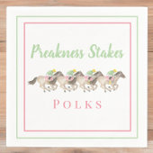 ウォーターカラープレークネスステークスパーティー競馬 スタンダードカクテルナプキン