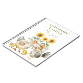 ウォーターカラーヘンファームレシピ ノートブック (左側)