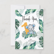 ウォーターカラーベアファースト誕生日写真