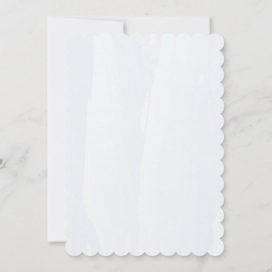 ウォーターカラーベアファースト誕生日招待状 招待状 (裏面)