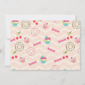 ウォーターカラーベアーリーナイスバースデーパーティー招待状 招待状 (裏面)