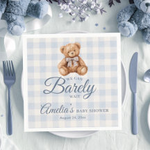 ウォーターカラーベイビーシャワーグッズ We Can Barely Wait