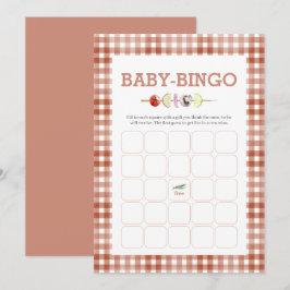 ウォーターカラーベビーBingoゲームカード Baby- 招待状