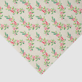 ウォーターカラーベリーと葉ズホリデークリスマス 薄葉紙 (詳細)