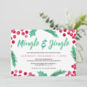 ウォーターカラーベリーズミングル&ジンルホリデーパーティー 招待状 (スタンド正面)