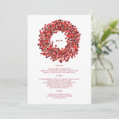 ウォーターカラーベリーズリースクリスマスホリデーメニュー プログラム (スタンド正面)