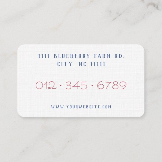 ウォーターカラーベリーファーム名刺 名刺 (裏面)