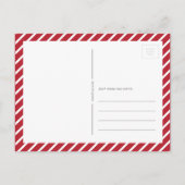 ウォーターカラーベリーリースクリスマス シーズンポストカード (裏面)