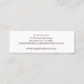 ウォーターカラーベーカーズピ転がンパティスレーケーキ スキニー名刺 (裏面)