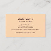 ウォーターカラーベーカーズピ転がンパティスレーケーキ 名刺 (裏面)