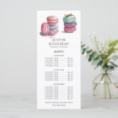 ウォーターカラーベーカーベーカリーパティシシェフ メニュー (スタンド正面)