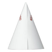 ウォーターカラーホットドッグ子供の誕生日 パーティーハット (裏面)